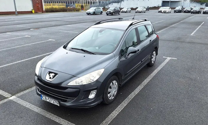 samochody osobowe Peugeot 308 cena 10800 przebieg: 220000, rok produkcji 2008 z Bydgoszcz